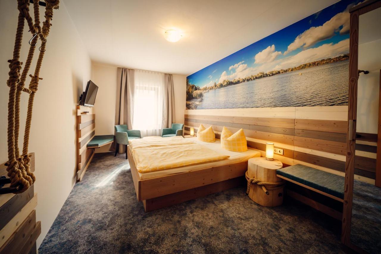 Hotel-Pension Hafemann Senftenberg Bagian luar foto