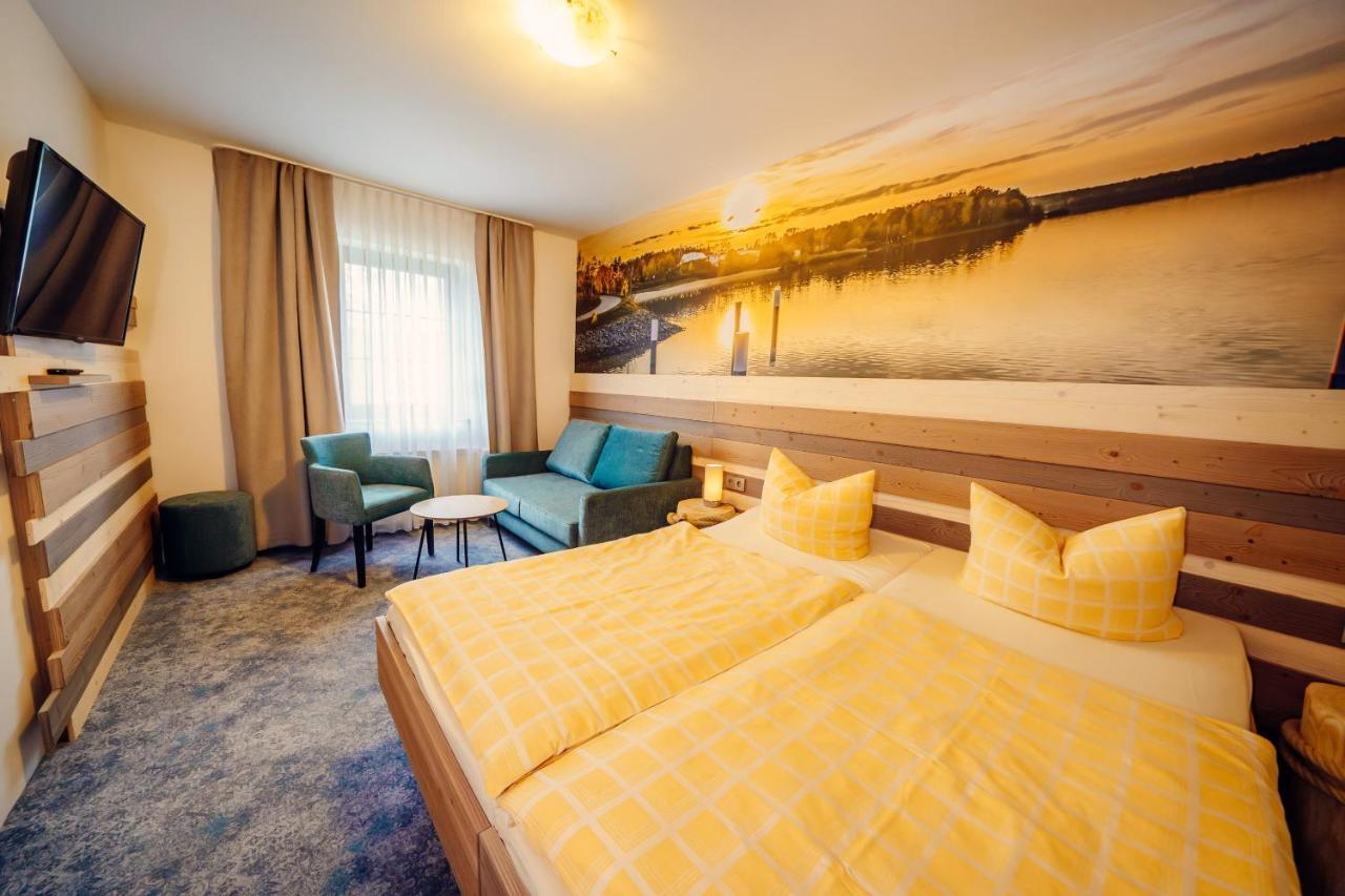 Hotel-Pension Hafemann Senftenberg Bagian luar foto